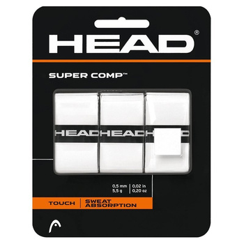 owijki tenisowe HEAD SUPER COMP X3 WHITE / TOH-022