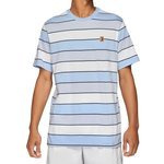 koszulka tenisowa męska NIKE COURT COTTON EMB STRIPES TEE 