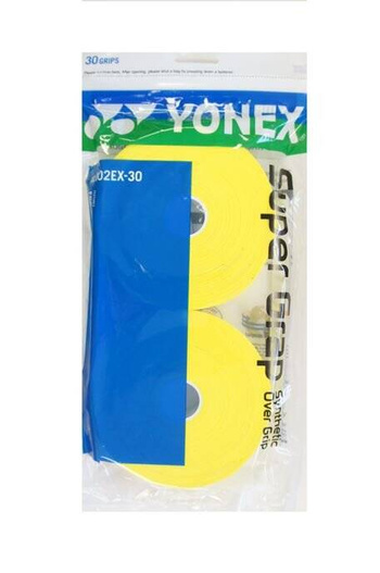 Owijka tenisowa YONEX SUPER GRAP X30 żółta / 2x15 szt./