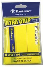 Owijki tenisowe TOALSON ULTRA GRIP x3 yellow
