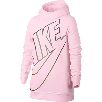bluza sportowa dziewczęca NIKE MODERN HOODIE PO GFX / 906787-632