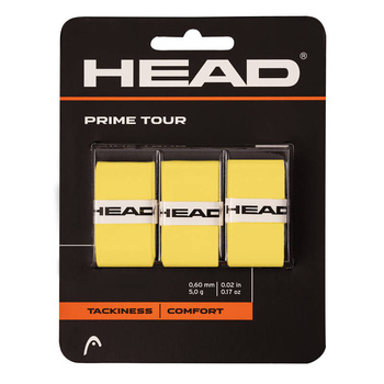 Owijki tenisowe HEAD PRIME TOUR x3 / YELLOW