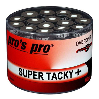 owijki tenisowe PRO'S PRO SUPER TACKY+ x 60 / czarne
