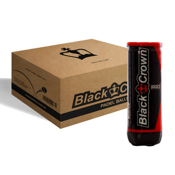 Piłki do padla Black Crown Pro x 3 piłki x 24 puszki / karton