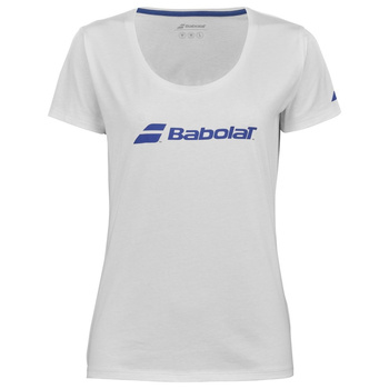 Koszulka tenisowa dziewczęca BABOLAT EXERCISE TEE GIRL White 