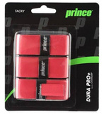 Owijka tenisowa PRINCE DURA PRO (3 sztuki) RED