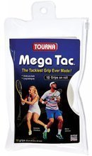 owijki tenisowe TOURNA MEGA TAC  x10sztuk / white