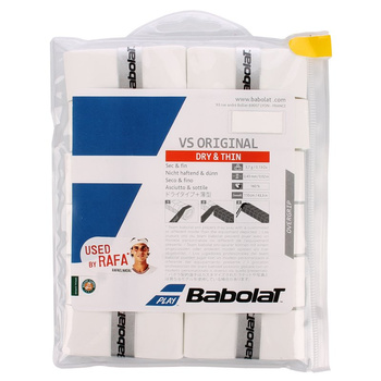 owijki tenisowe BABOLAT VS GRIP ORIGINAL / białe x12