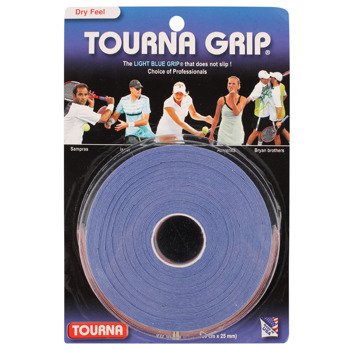 owijki tenisowe TOURNA GRIP (99cm x 25mm) x10  blue