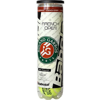 piłki tenisowe BABOLAT ALL COURT  French Open Roland Garros (4szt.)